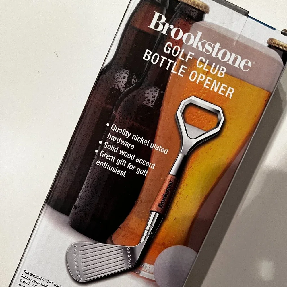 Golf Club Bottle Opener‎ by Brookstone  (new/h/x)